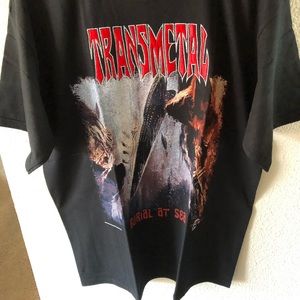 Transmetal Band Graphic Tee Sz L